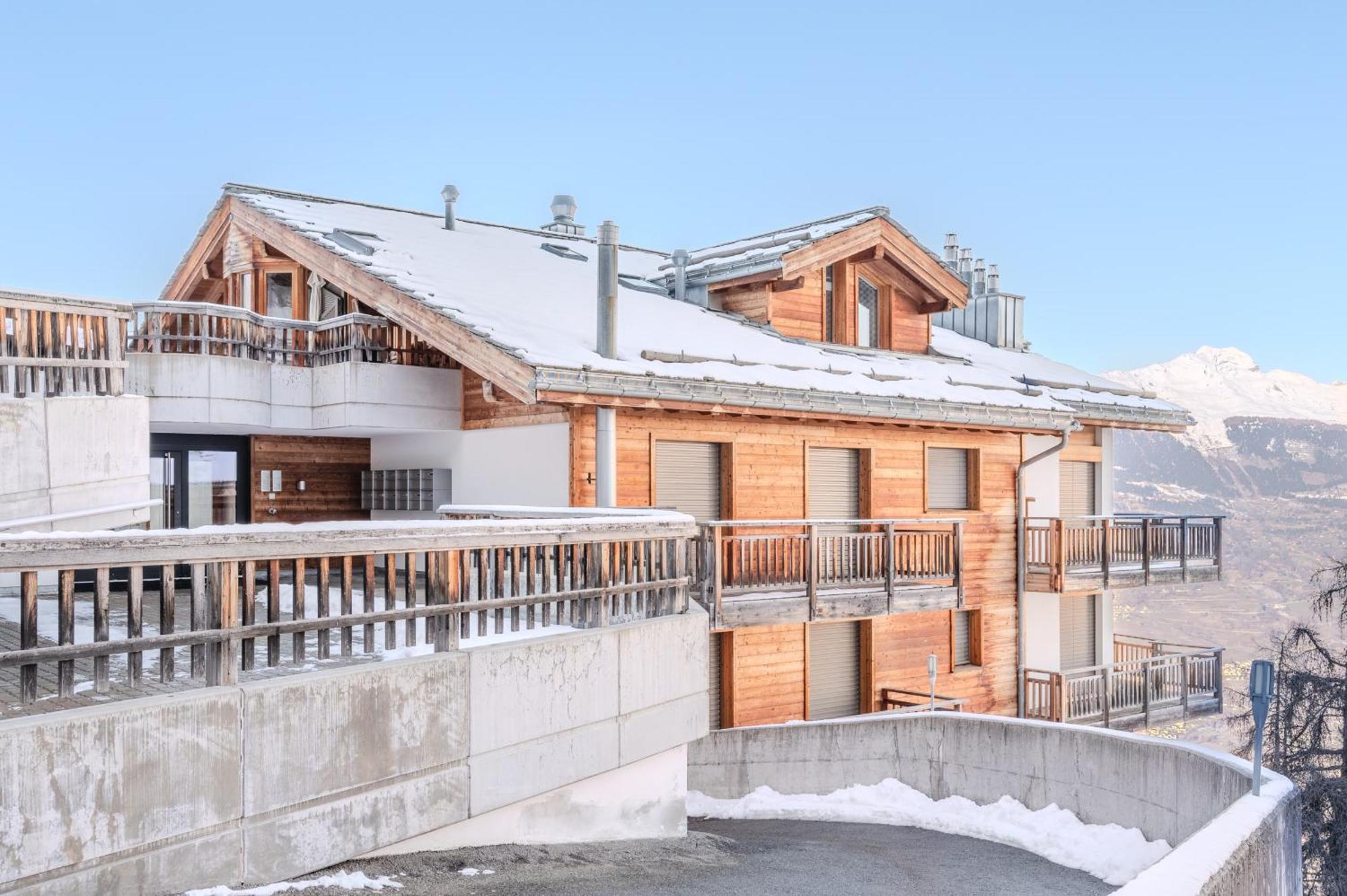 Ski Paradise Mountain & Luxe Apartments Veysonnaz Exterior foto